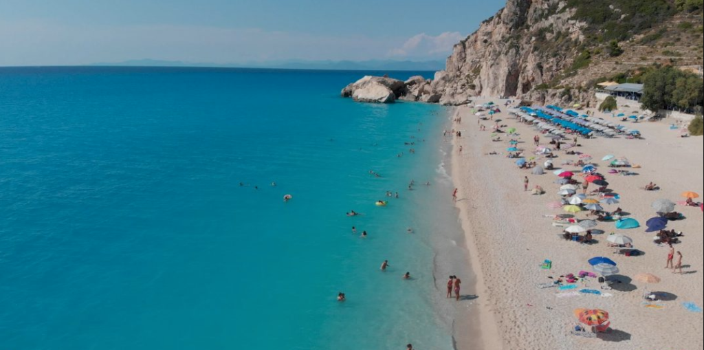 Kathisma beach Lefkada island